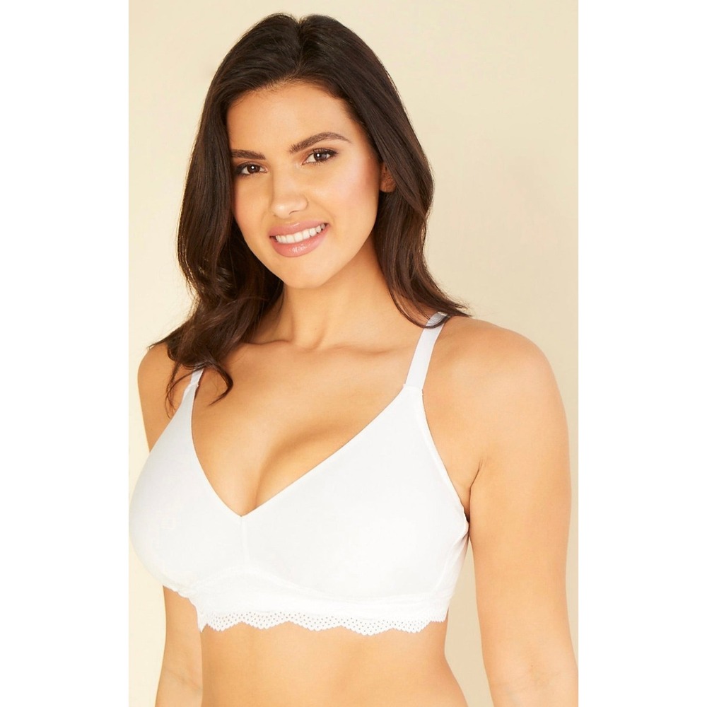 Cosabella Ceylon Curvy Wireless Bralette Modal & Chevron Size M‎
